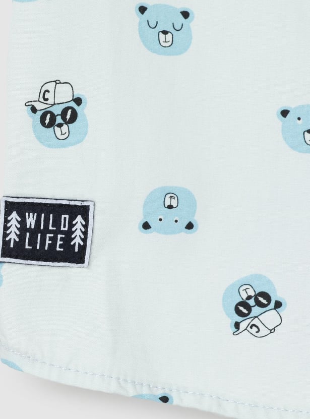 Boys All-Over Printed Shirt