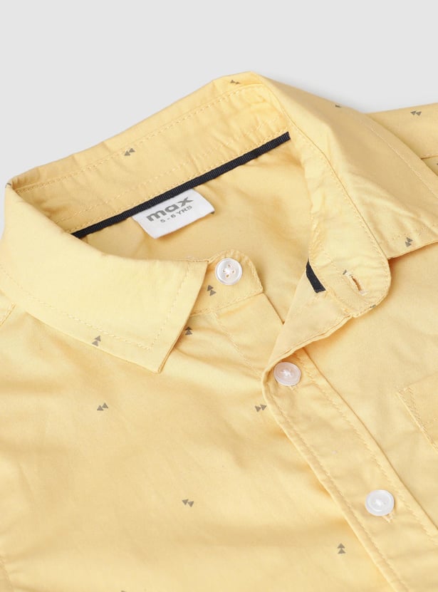 Boys All-Over Printed Shirt