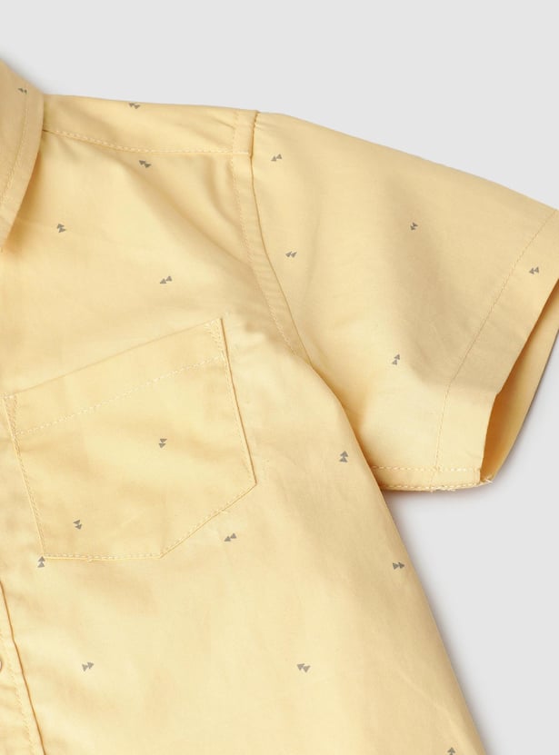 Boys All-Over Printed Shirt