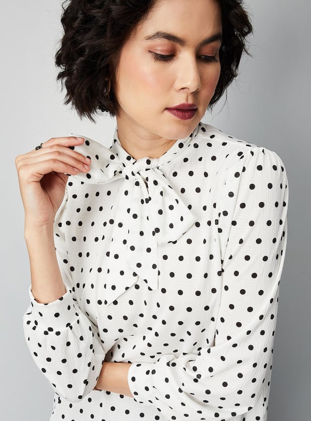 Women Polka Dots Printed Top