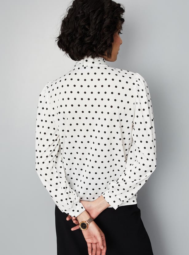 Women Polka Dots Printed Top