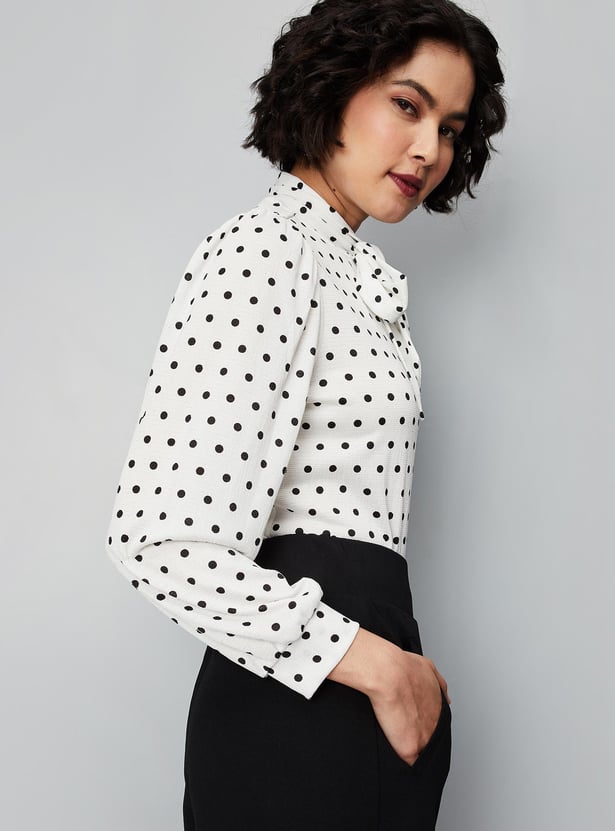 Women Polka Dots Printed Top