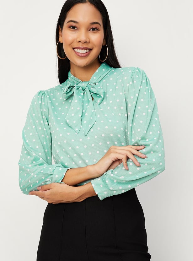 Women Polka Dots Printed Top
