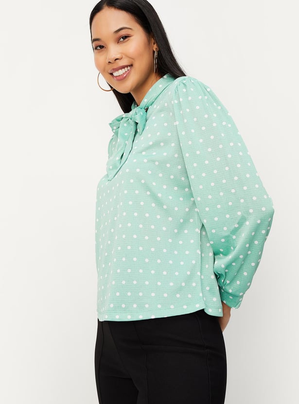 Women Polka Dots Printed Top