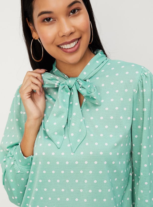 Women Polka Dots Printed Top