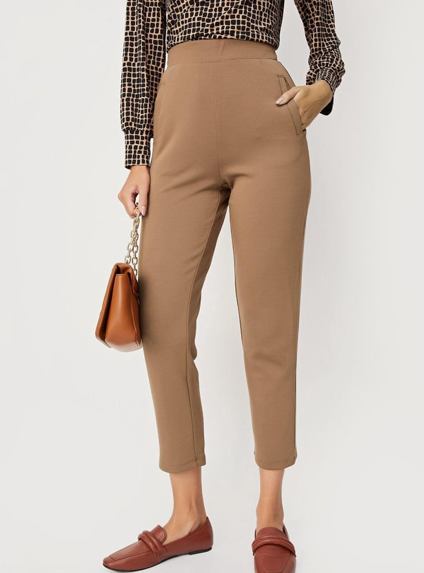 Women Knitted Elasticated Trousers