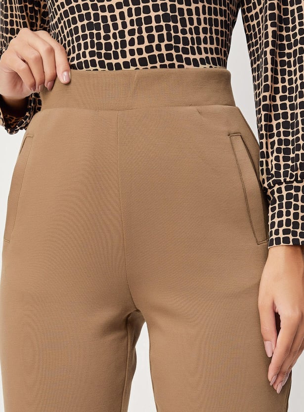 Women Knitted Elasticated Trousers