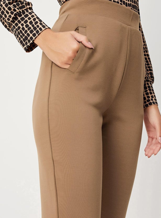 Women Knitted Elasticated Trousers