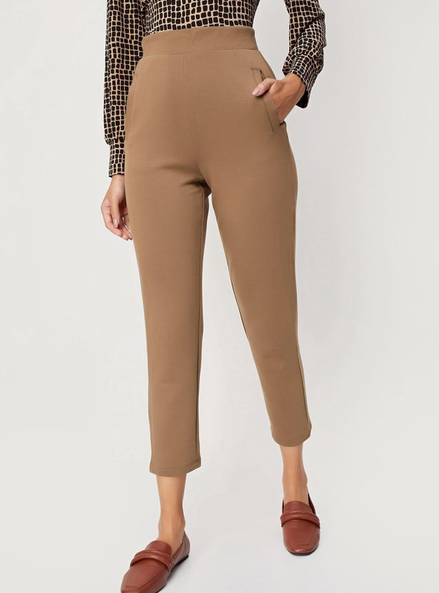 Women Knitted Elasticated Trousers