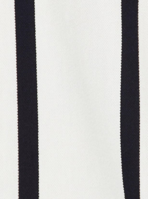 Men Striped Slim Fit Polo T-shirt