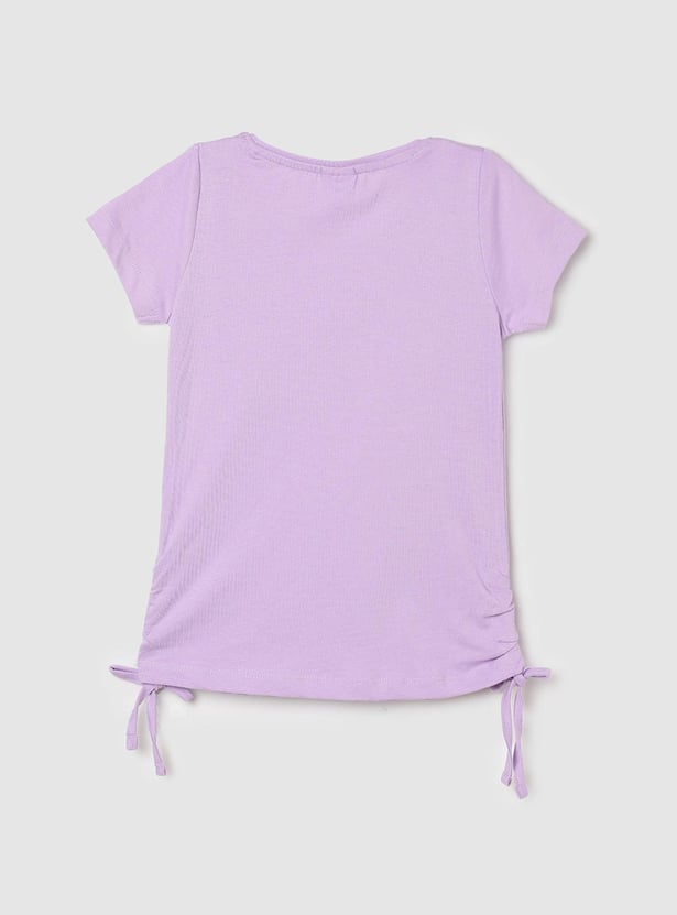 Girls Unicorn Printed T-shirt