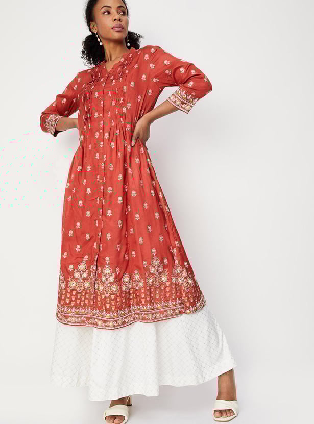 Women Printed A-line Kurta