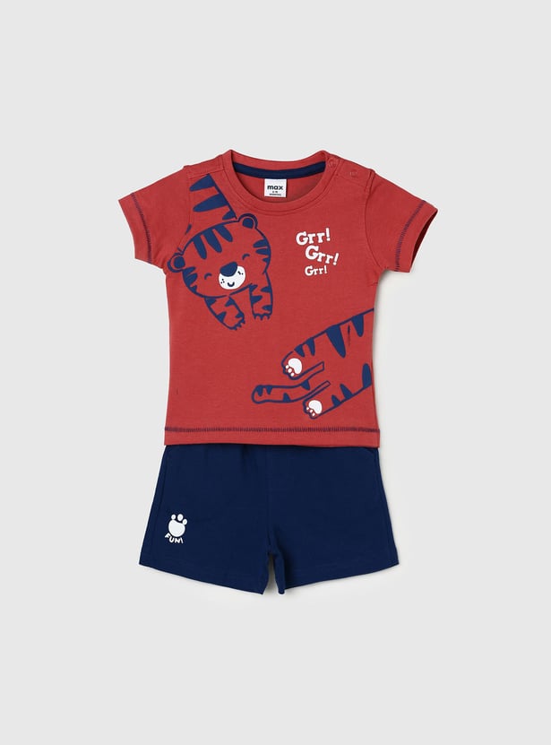 Boys Graphic Sleepwear Shorts Set