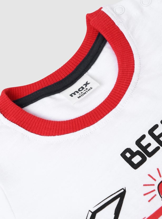 Boys Graphic Print Cotton T-shirt