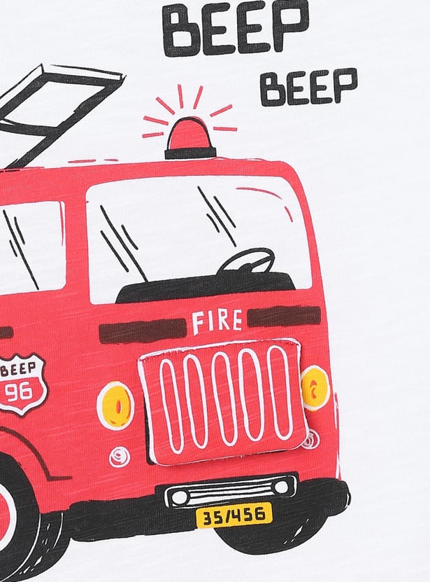 Boys Graphic Print Cotton T-shirt