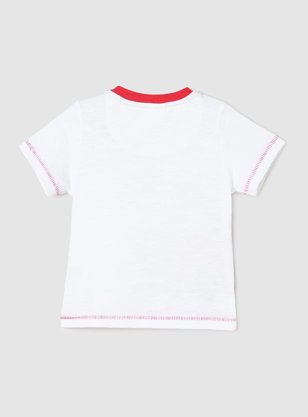 Boys Graphic Print Cotton T-shirt