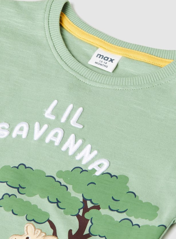 Boys Graphic Knit T-shirt