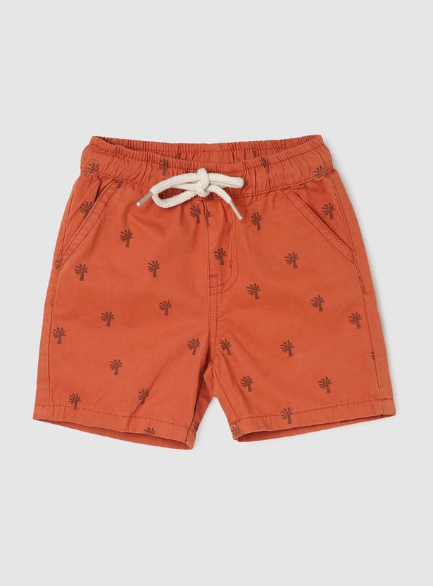 Boys Printed Cotton Shorts