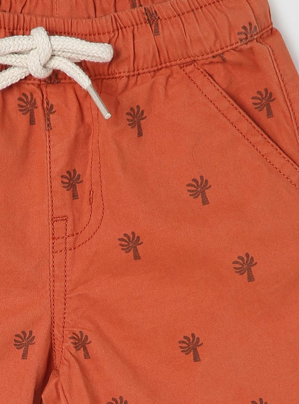 Boys Printed Cotton Shorts