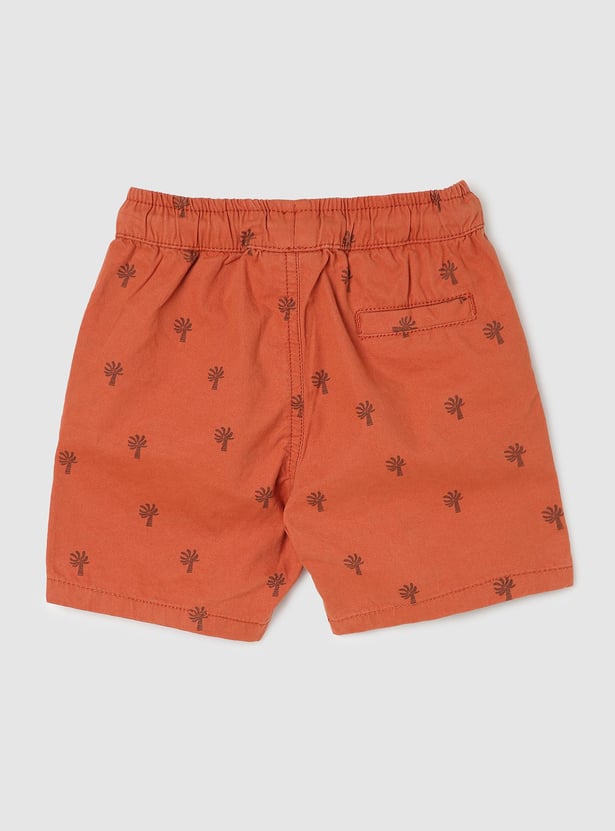 Boys Printed Cotton Shorts