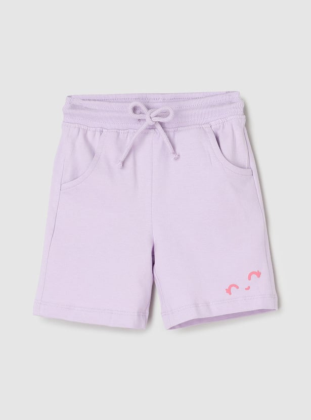 Girls Printed Sleepwear Shorts Set