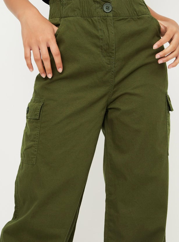 Girls Elasticated Cargos