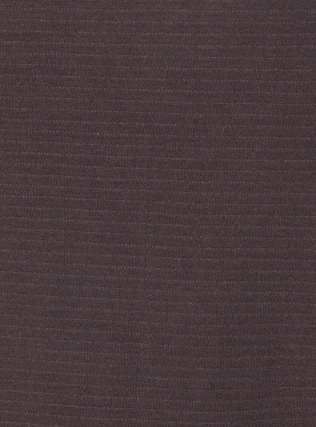 Men Ribbed Slim Fit T-shirt