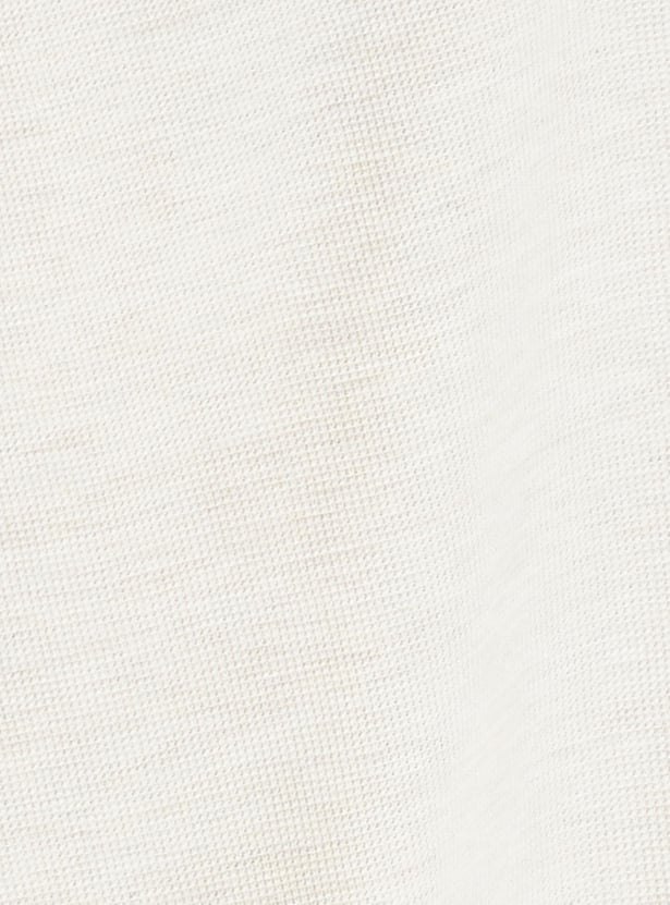 Men Textured Crew Neck T-shirt