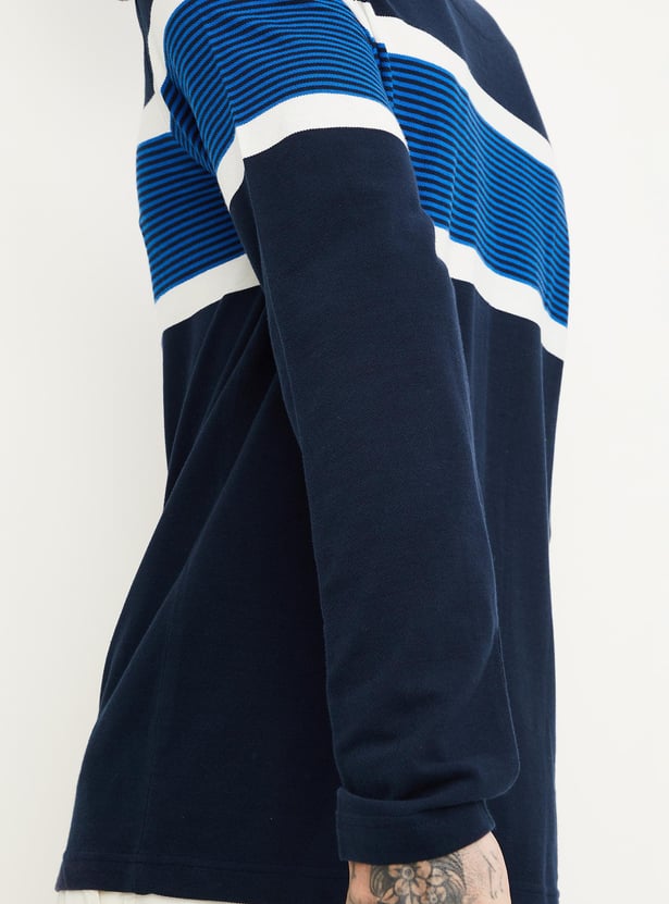 Men Slim Fit Striped T-shirt