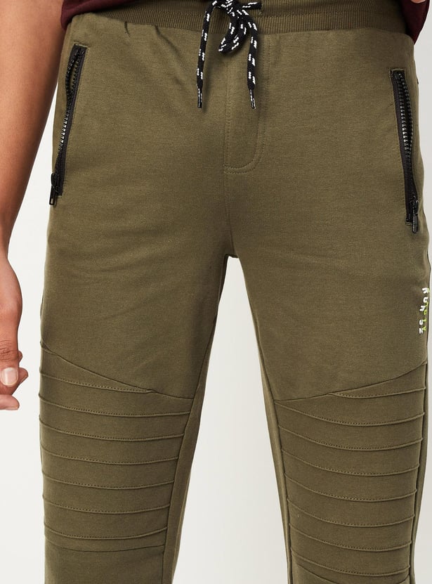 Boys Solid Elasticated Joggers