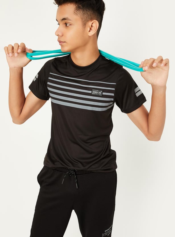 Boys Striped Cotton T-shirt