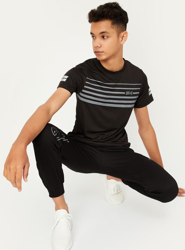 Boys Striped Cotton T-shirt