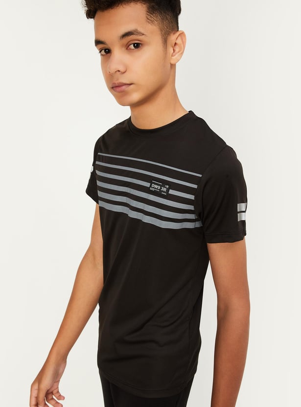 Boys Striped Cotton T-shirt