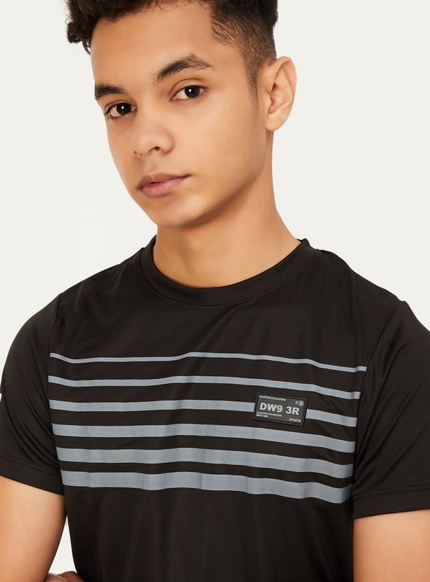 Boys Striped Cotton T-shirt