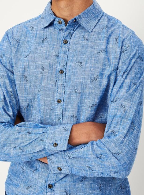 Boys Printed Casual Shirt