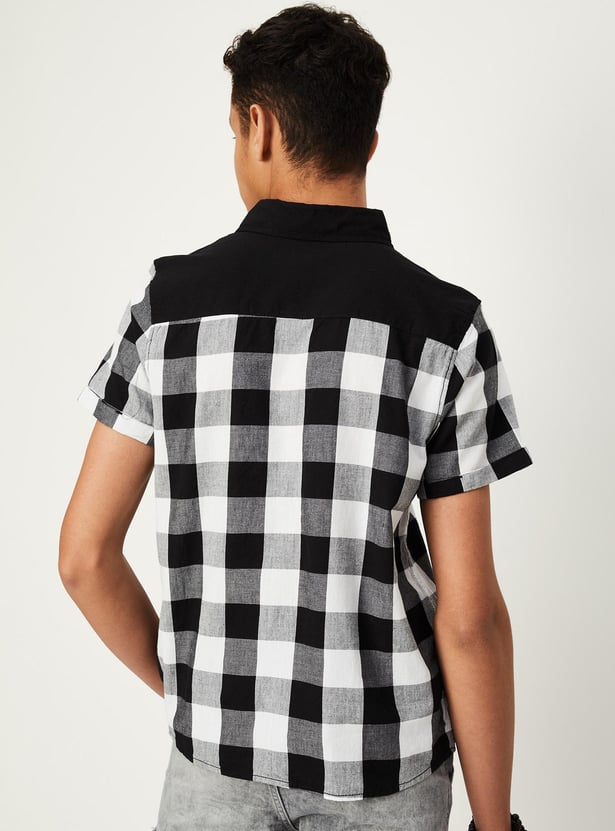 Boys Checked Casual Shirt