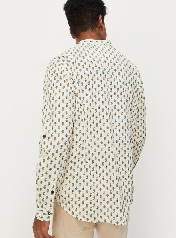 Men Printed Short Kurta