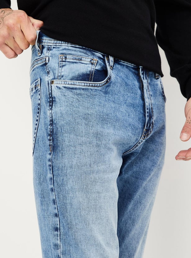 Watchout! Jeans Slim Fit Washed Accent Celana Panjang Pria main image 0