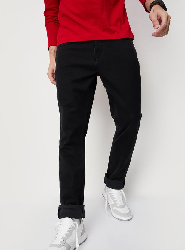 Buy Men Slim Fit Solid Jeans Online at just Rs. 1499.0 - 1000012615974 ...