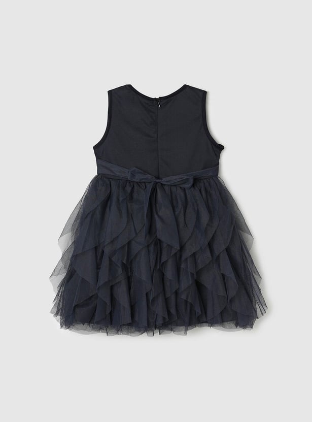 Girls Embellished A-line Dress