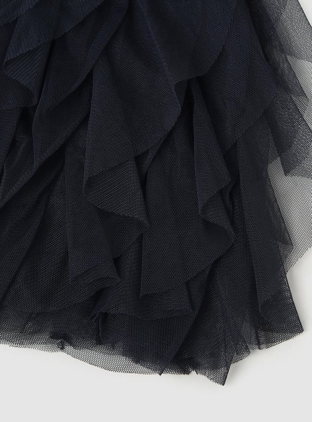 Girls Embellished A-line Dress