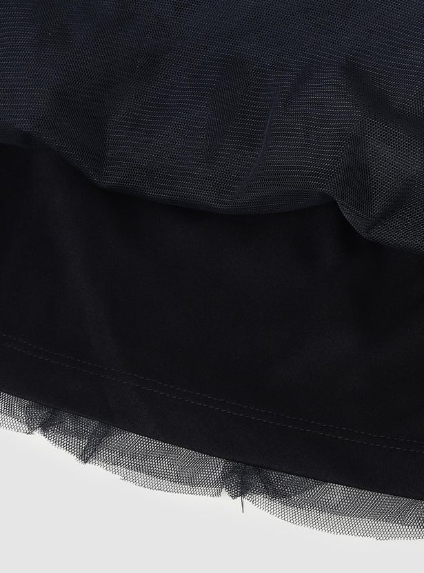 Girls Embellished A-line Dress
