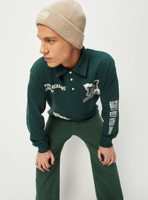 Men Oversized Graphic Sweatshirt