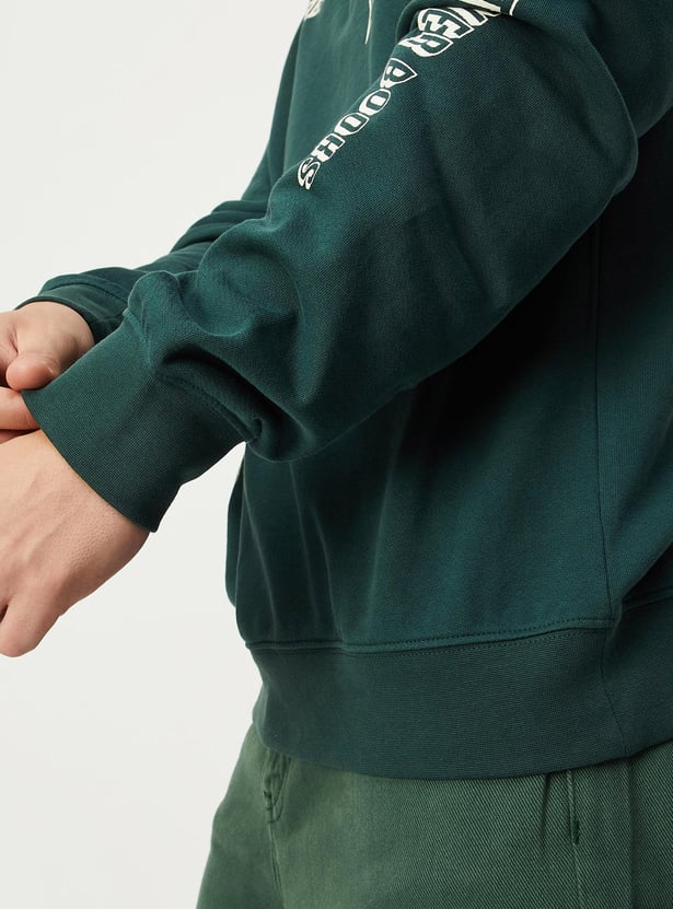 Men Oversized Graphic Sweatshirt