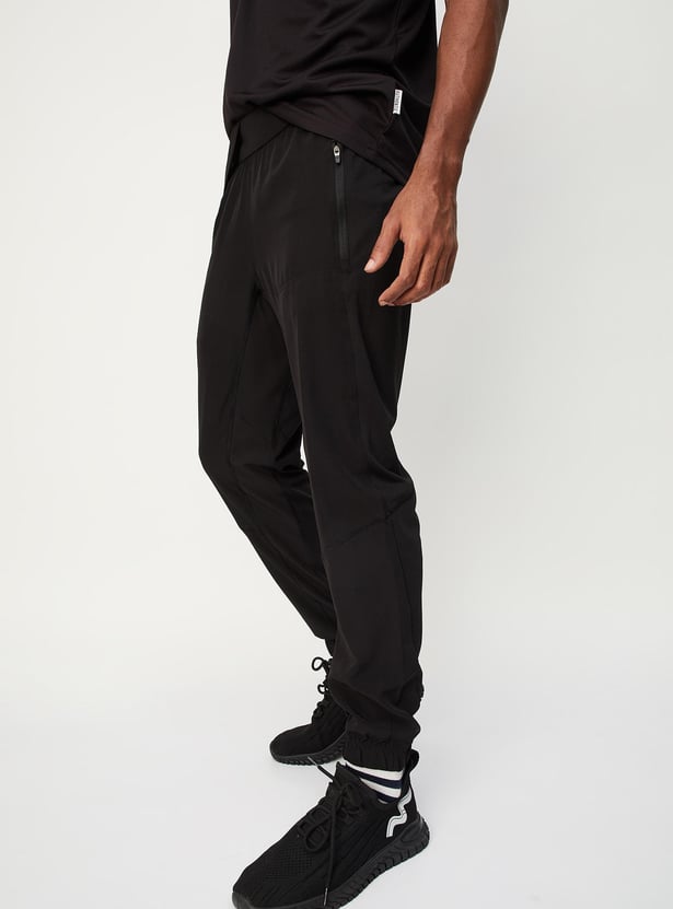 Men Zip Pockets Active Joggers