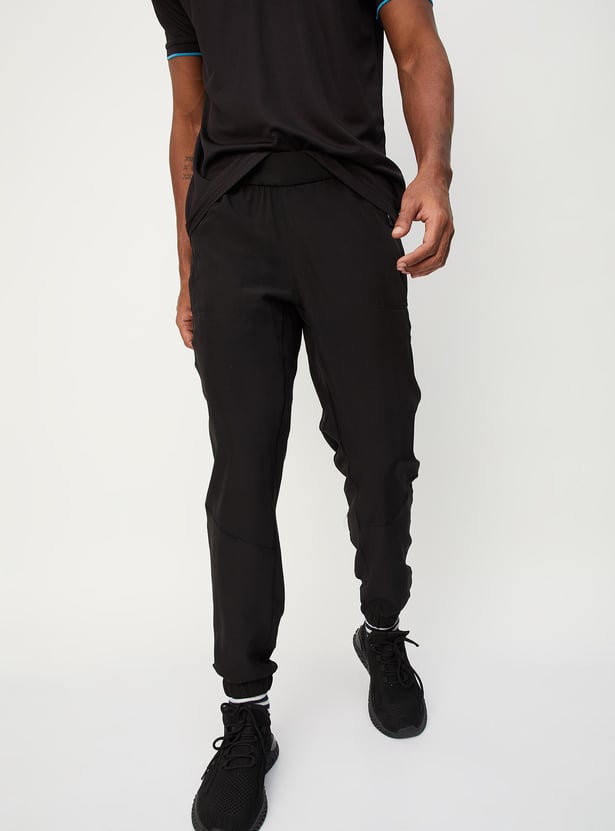 Buy Men Zip Pockets Active Joggers Online at just