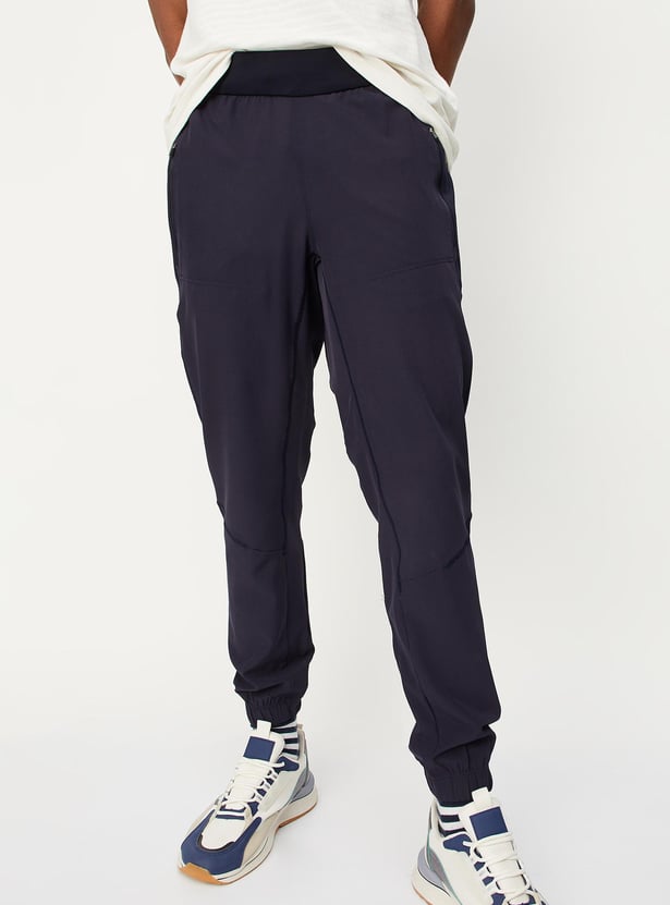 Buy Men Zip Pockets Active Joggers Online at just