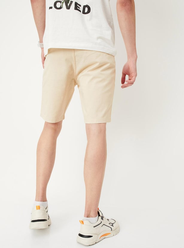 Men Slim Fit Casual Shorts