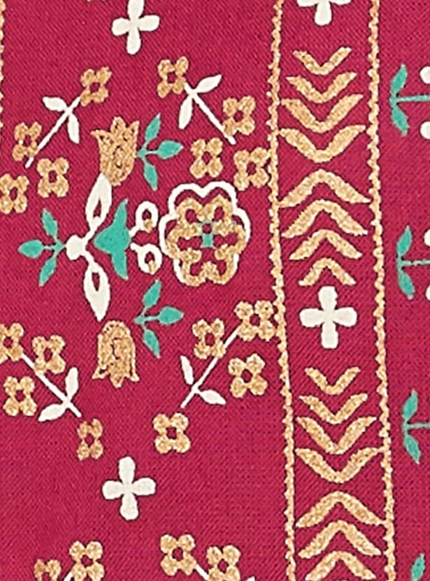 Women Printed Tie-Up Neck Tunic