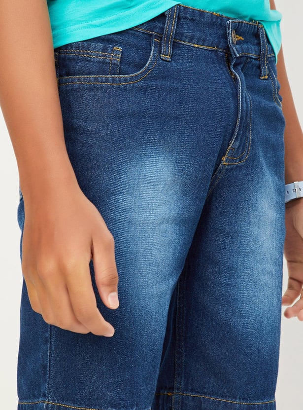 Boys Washed Denim Shorts
